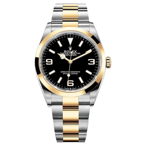 rolex explorer 36 price|Rolex explorer 36mm two tone.